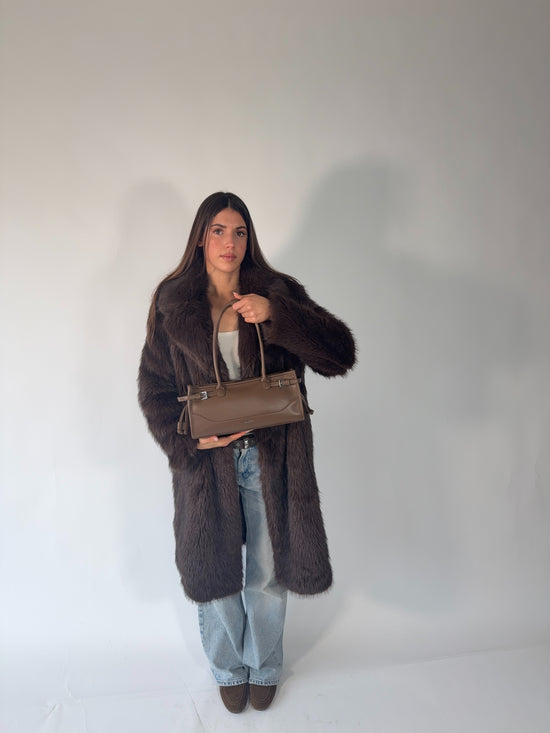 Borsa a spalla SABOT- MOCHA