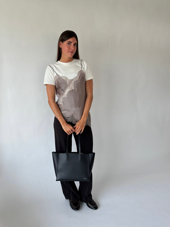MELISSA BIG BLACK GOLD shoulder bag