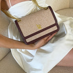 Borsa a tracolla ELOISE RAFIA - VINACCIA