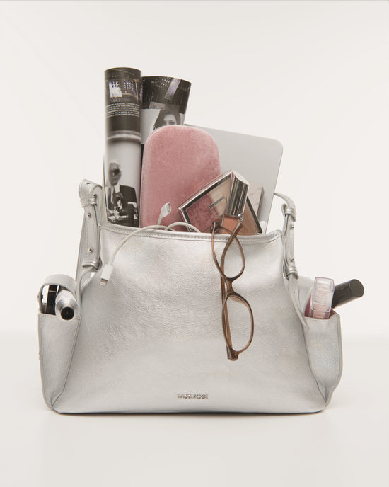 Borsa a spalla LEXI - SILVER
