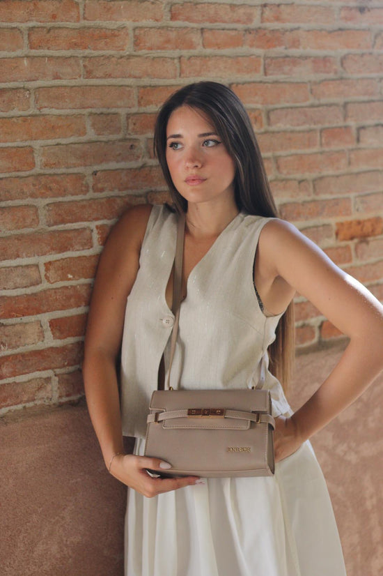 GRACE SHOULDER BAG - BEIGE