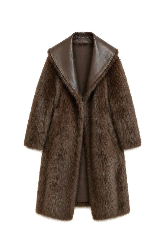 Coat COLETTE - BROWN