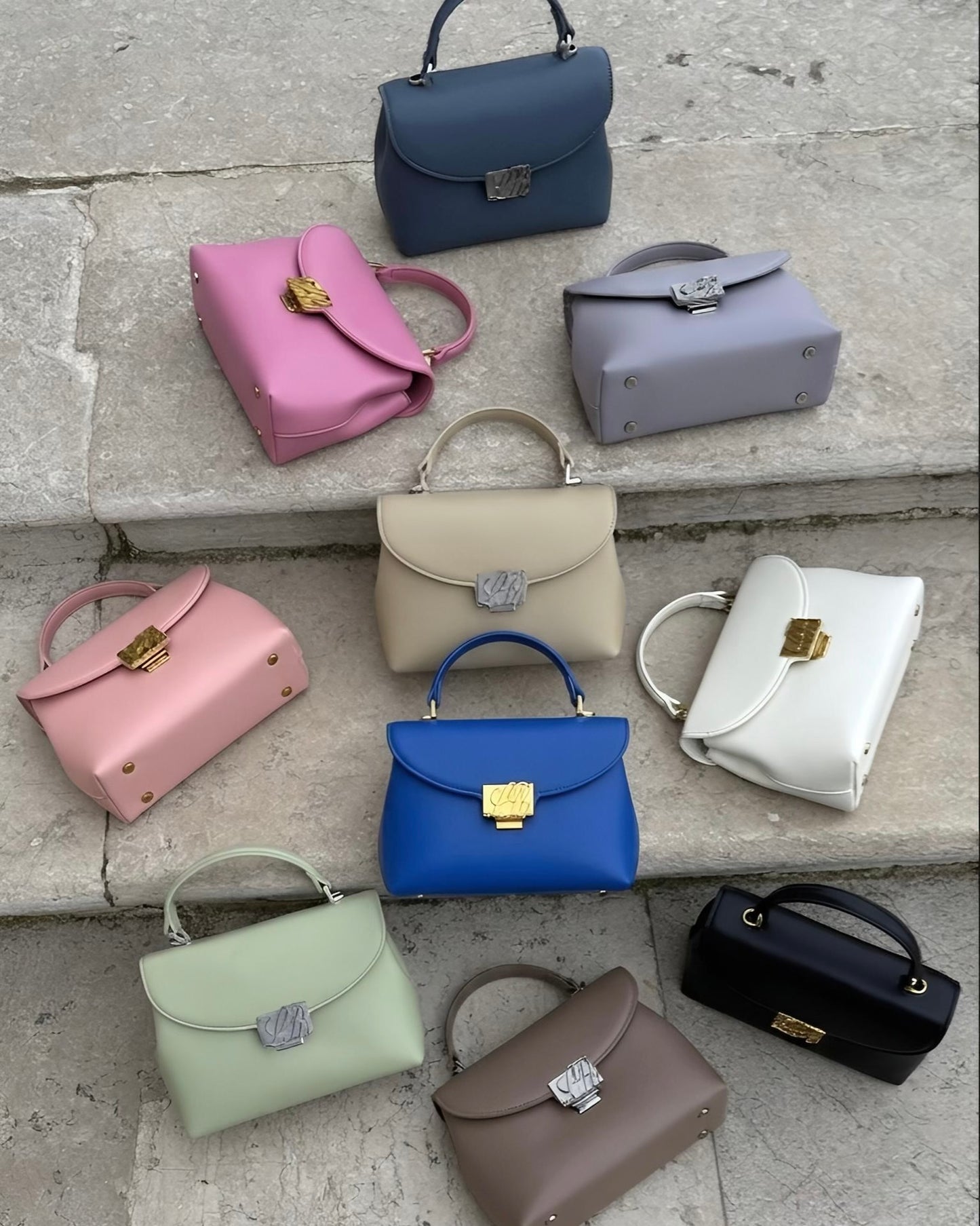 Borsa a mano LESLIE - WHITE