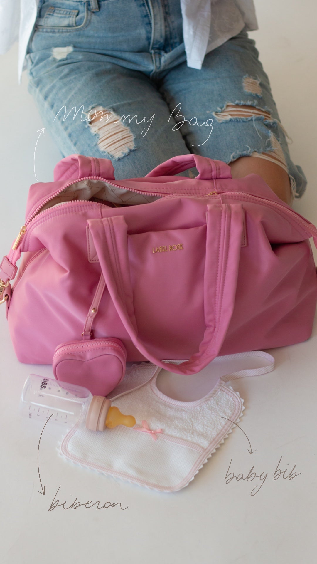 Borsa organizer MOMMY BAG - PINK