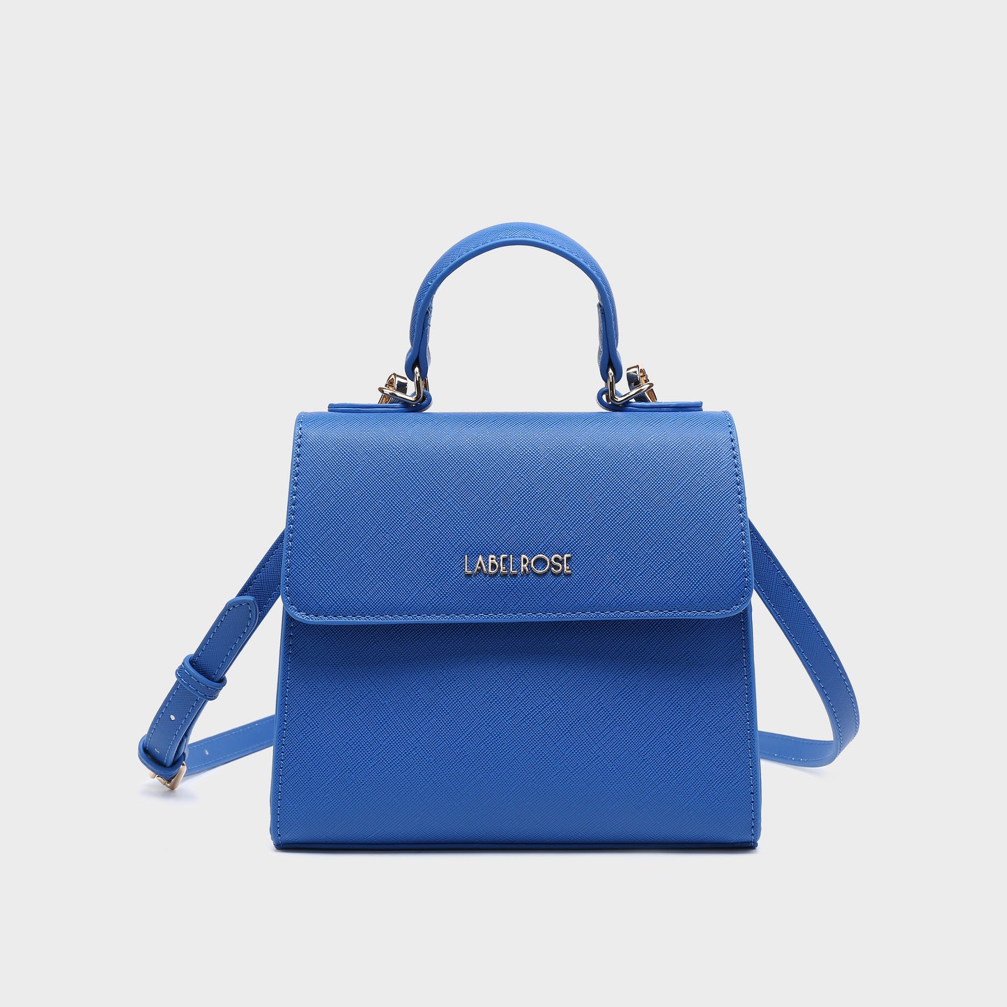 Crossbody bag ELISABETH MINI saffiano - ROYAL BLUE