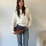 Borsa a spalla DANI- LIGHT BROWN