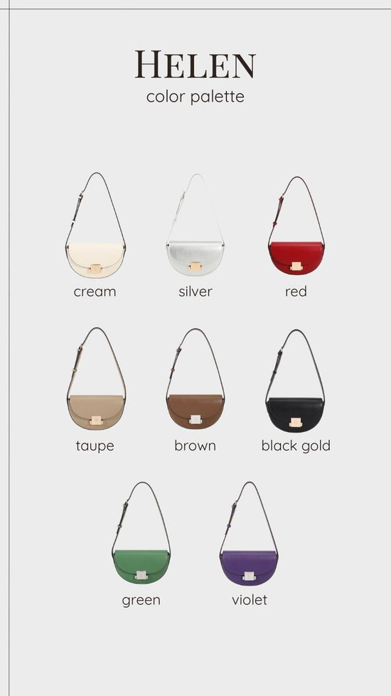 Borsa a spalla HELEN - BLACK GOLD