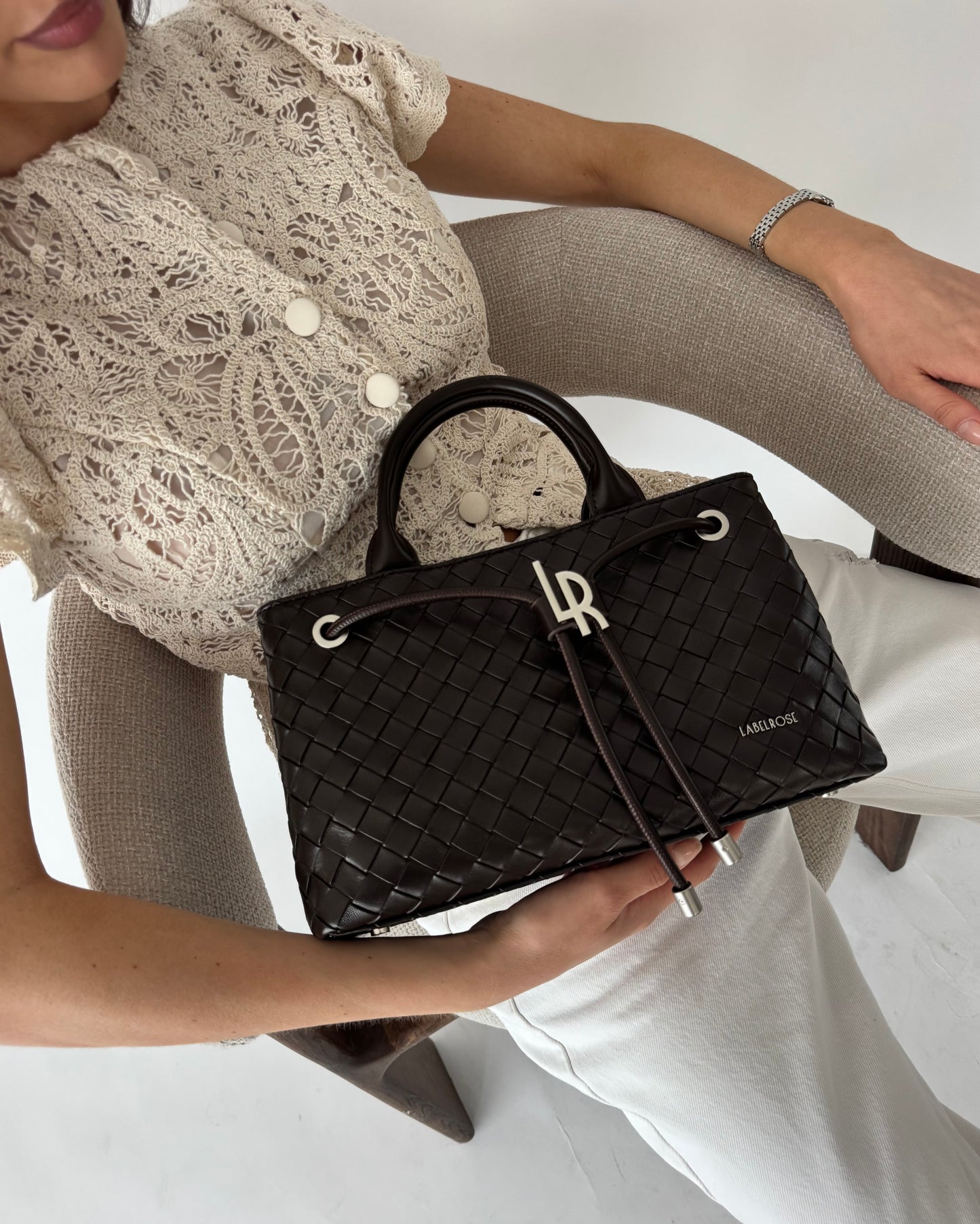 Borsa a mano MEGAN - DARK BROWN ESPRESSO