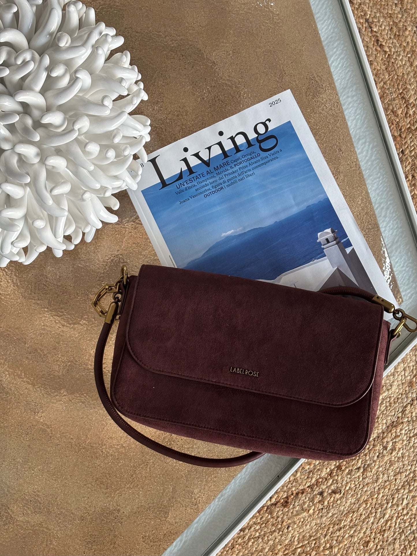 Borsa a spalla MELANY- MARRONE