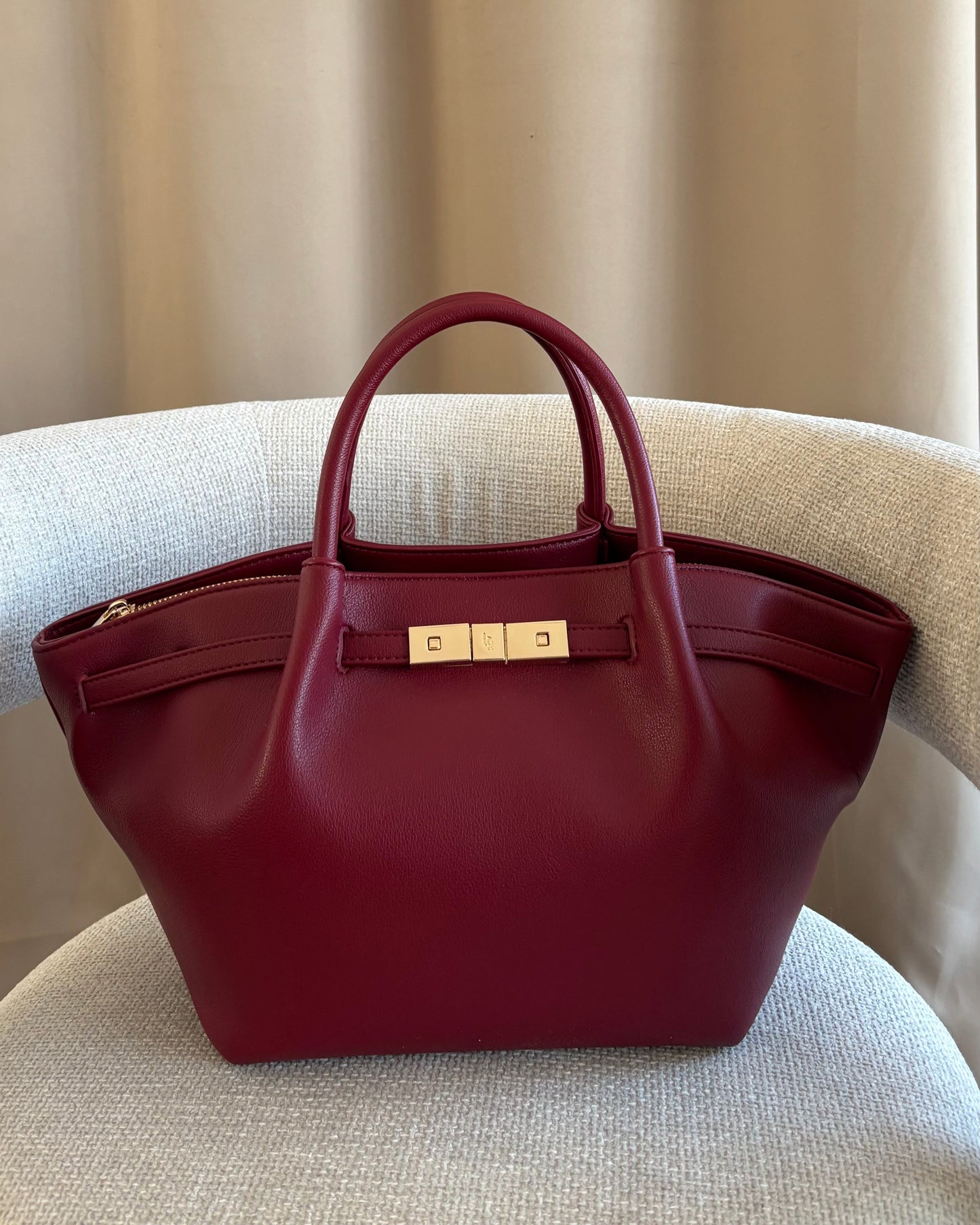 Borsa a mano BRIELLE SMALL - WINE GOLD