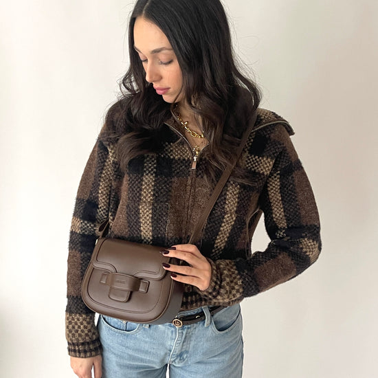 EDITH Shoulder Bag - BROWN