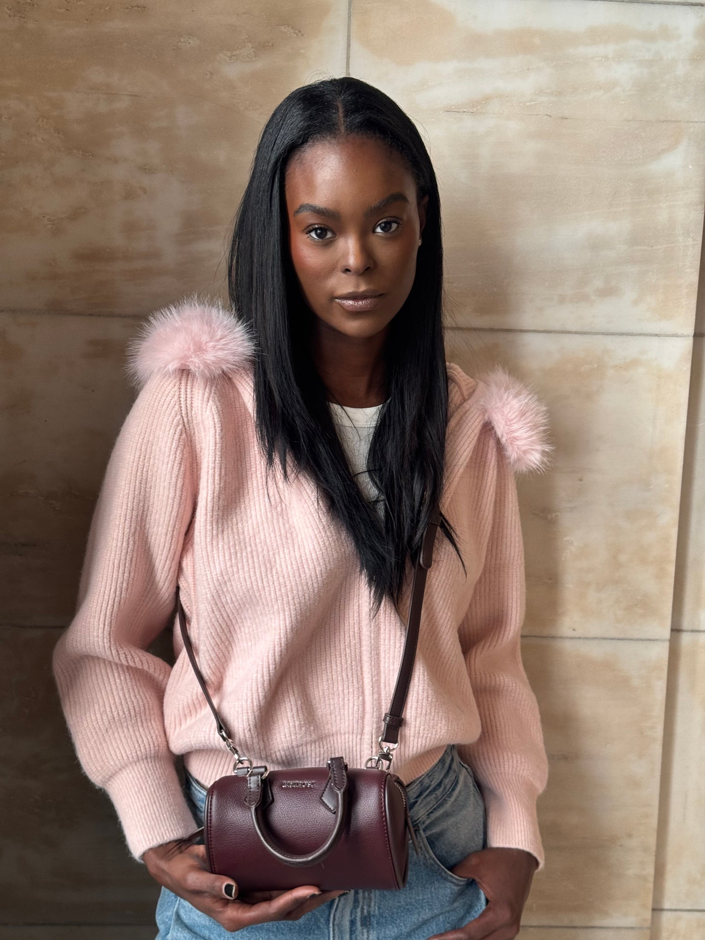 Borsa a mano Bauletto EROS - DARK PLUM