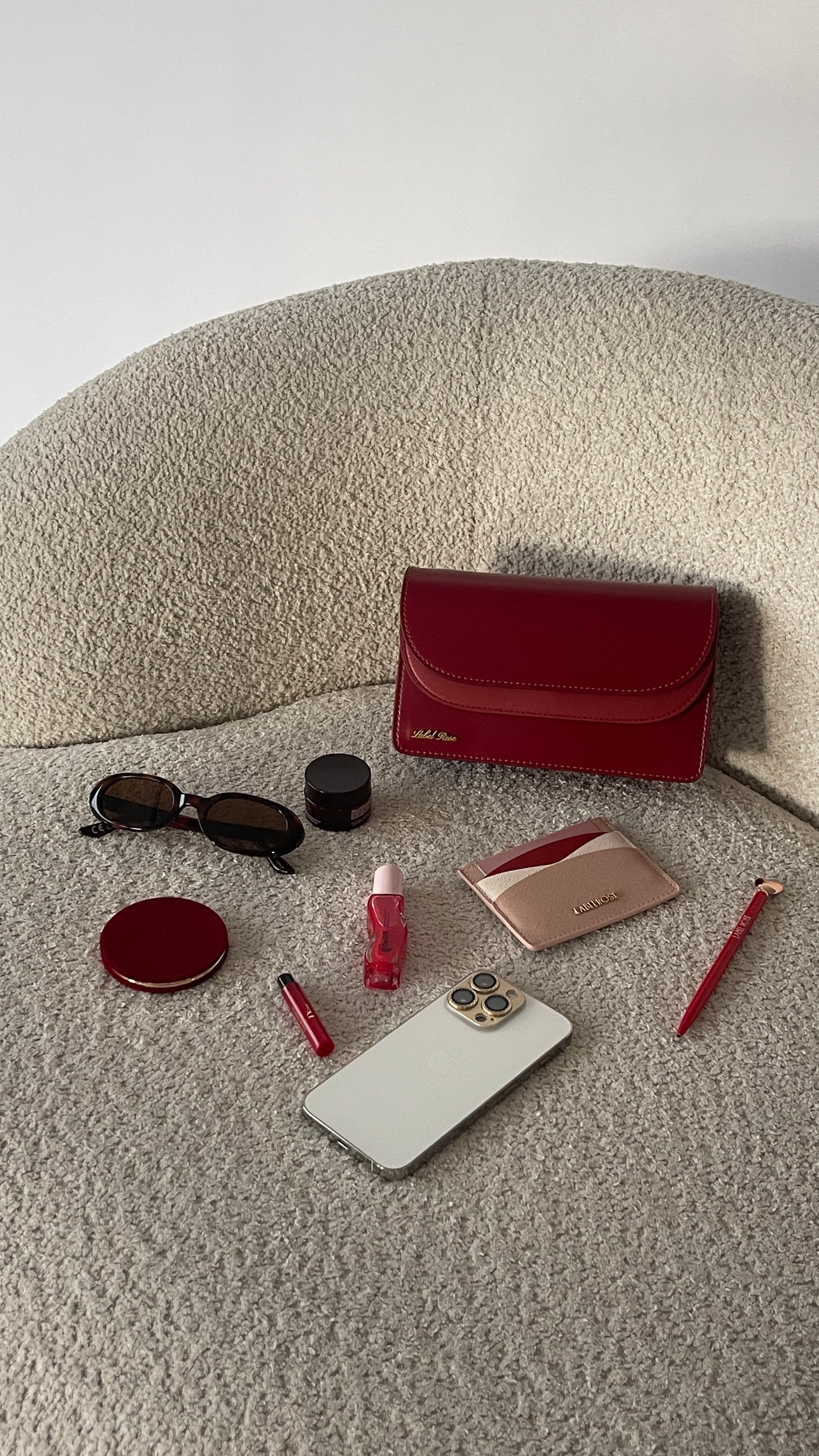 ARIANA Shoulder Bag - RED