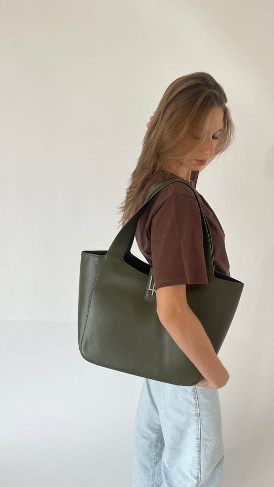 Borsa a spalla NEW MELISSA  -  VERDE