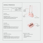 Borsa a mano FRANCESCA - ROSE