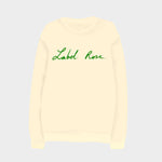 LABEL ROSE Sweatshirt - CREAM