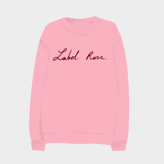 LABEL ROSE Sweatshirt - PINK