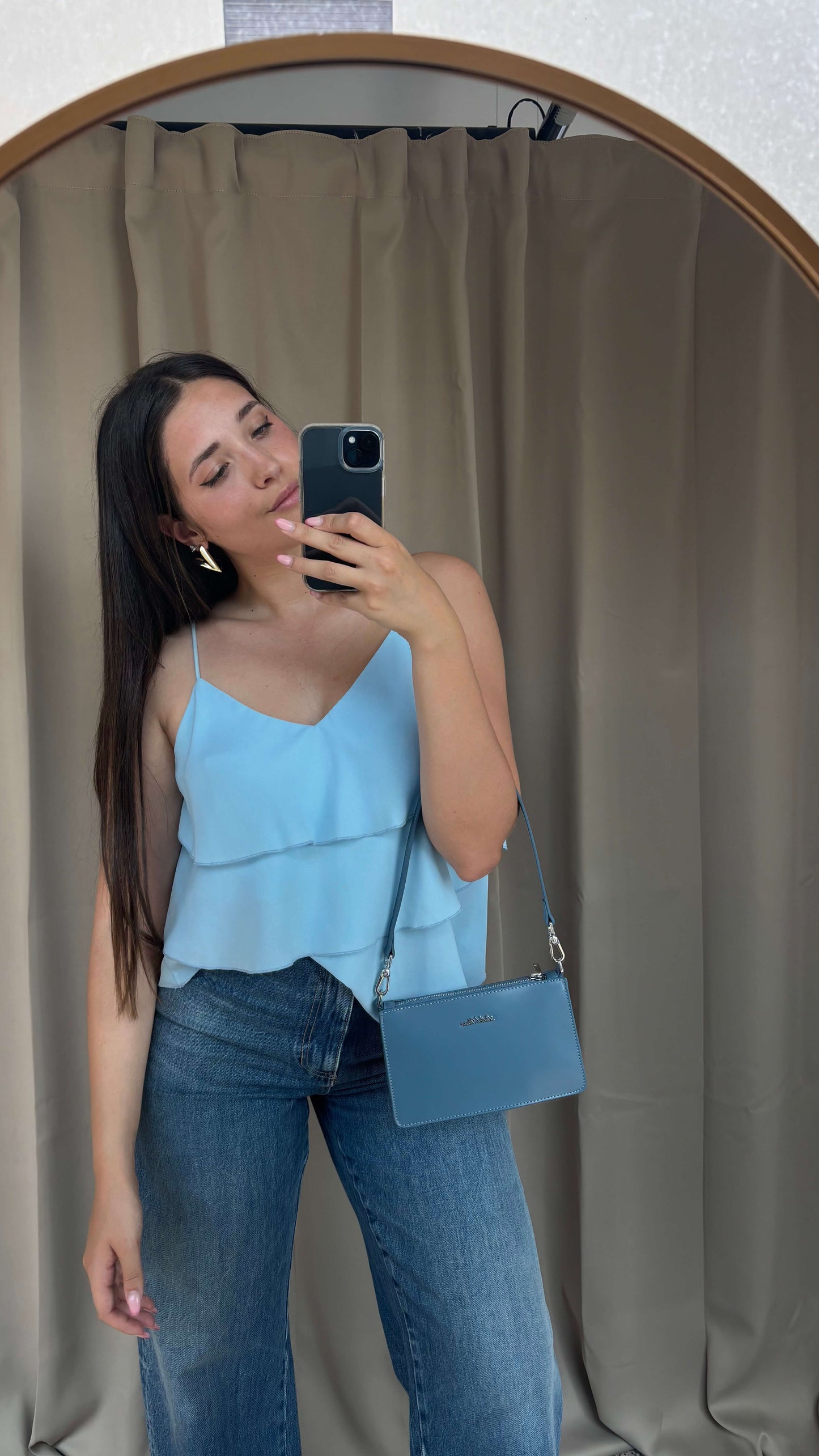 Borsa a spalla MILLIE - BLUE JEANS