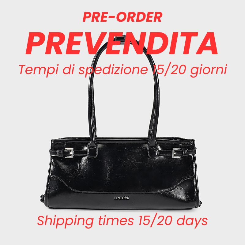 SABOT GLACE shoulder bag - BLACK