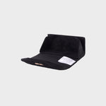 MEGAN FAUX SUEDE glasses case - BLACK GOLD