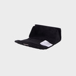 MEGAN FAUX SUEDE glasses case - BLACK SILVER