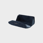 MEGAN FAUX SUEDE glasses case - BLUE