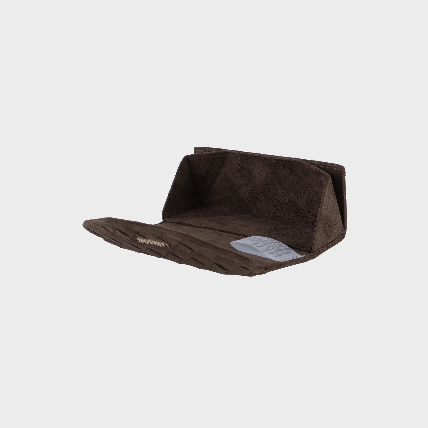MEGAN FAUX SUEDE Glasses Case - BROWN