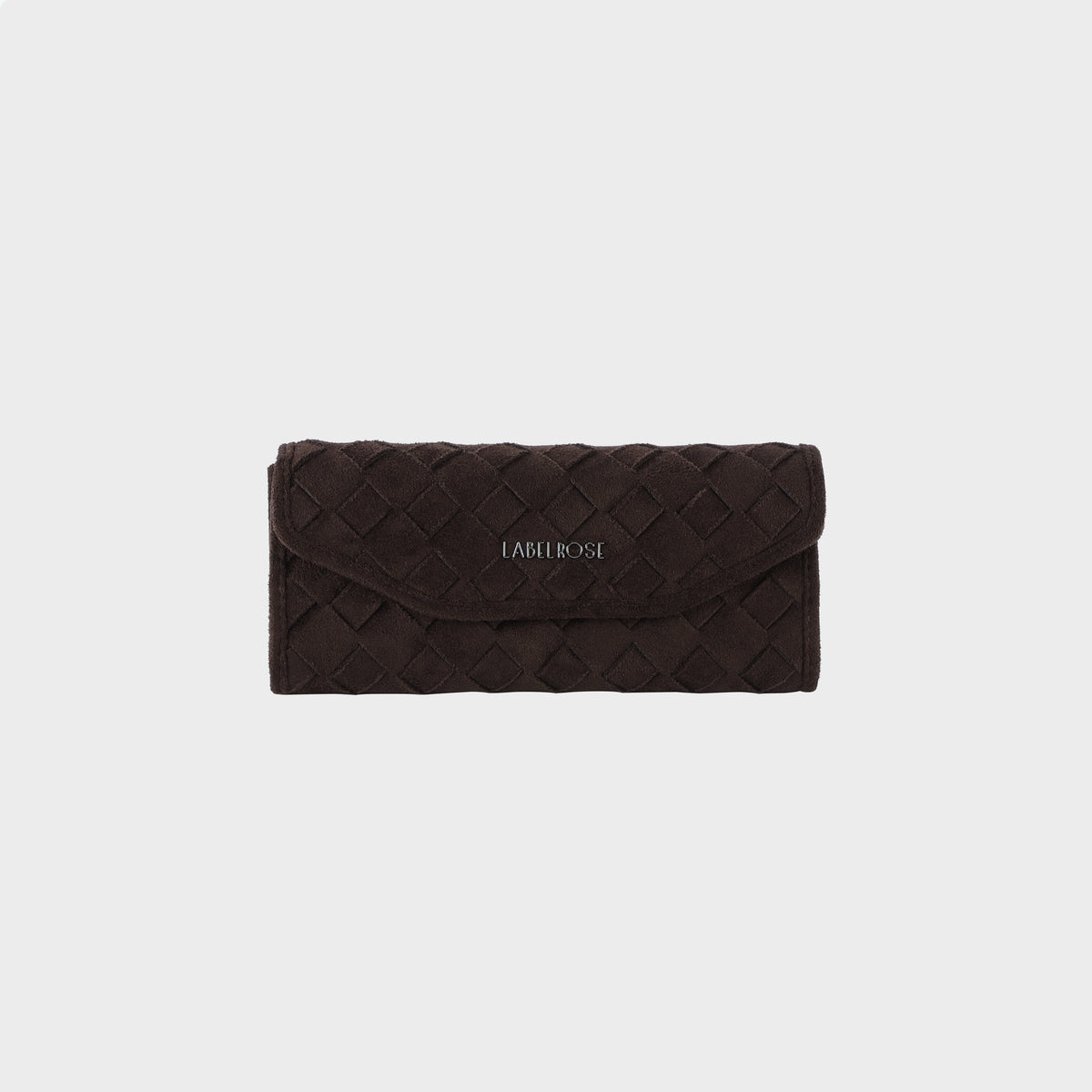 MEGAN FAUX SUEDE glasses case - BURGUNDY