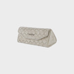 MEGAN FAUX SUEDE Eyeglass Case - DESERT