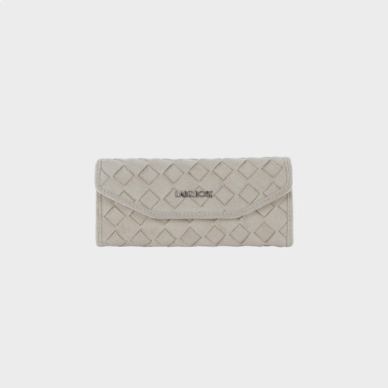 MEGAN FAUX SUEDE Eyeglass Case - DESERT