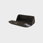 MEGAN FAUX SUEDE glasses case - MUSK