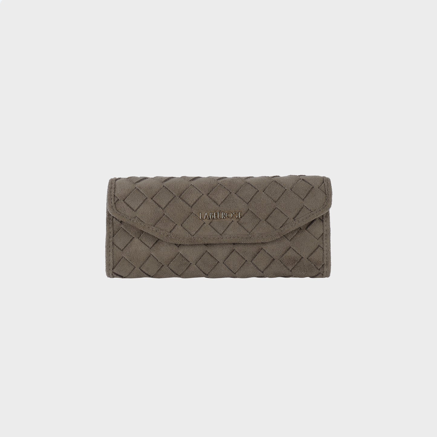 MEGAN FAUX SUEDE Eyeglass Case - TAUPE