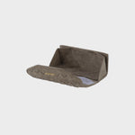 MEGAN FAUX SUEDE Eyeglass Case - TAUPE