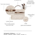 Borsa a mano GRACE TEDDY - CREAM