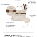 Borsa a mano GRACE TEDDY - CREAM