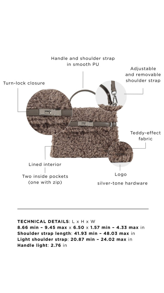 Borsa a mano GRACE TEDDY- TAUPE