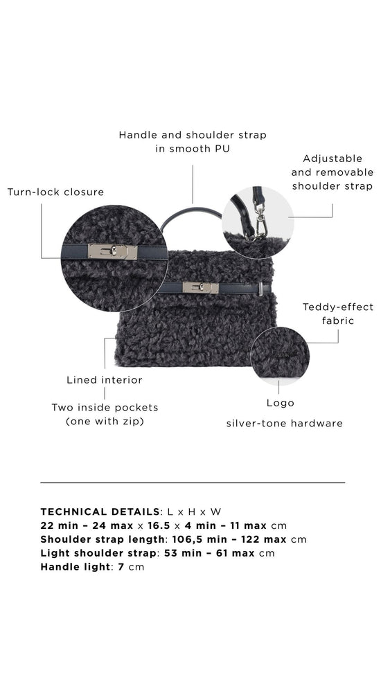 Borsa a mano GRACE TEDDY- NAVY