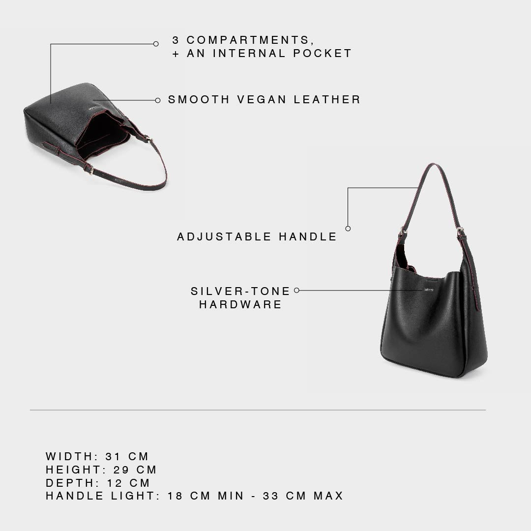 Shopper bag STEFANY - NERO