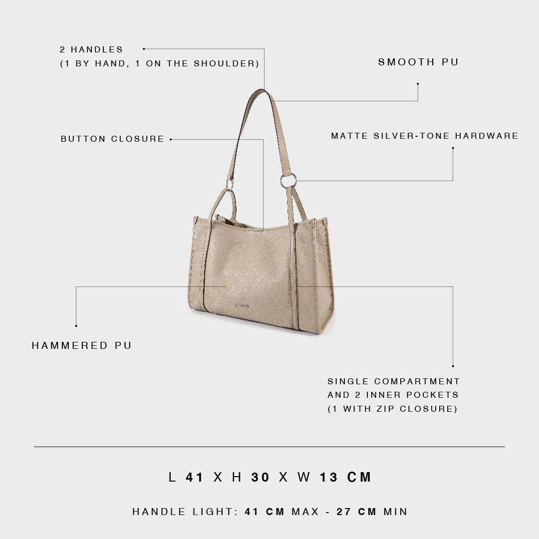 Tote Bag MIA - TAUPE