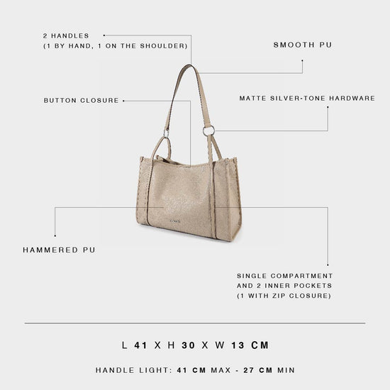 Tote Bag MIA - TAUPE
