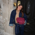 MEREDITH Shoulder Bag - PURPLE