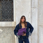 Borsa a spalla MEREDITH - VIOLET