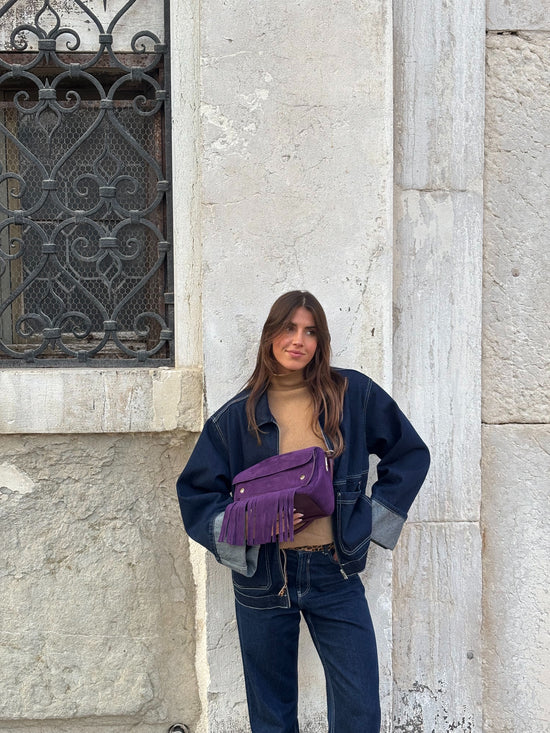 Bolso de hombro MEREDITH - VIOLETA