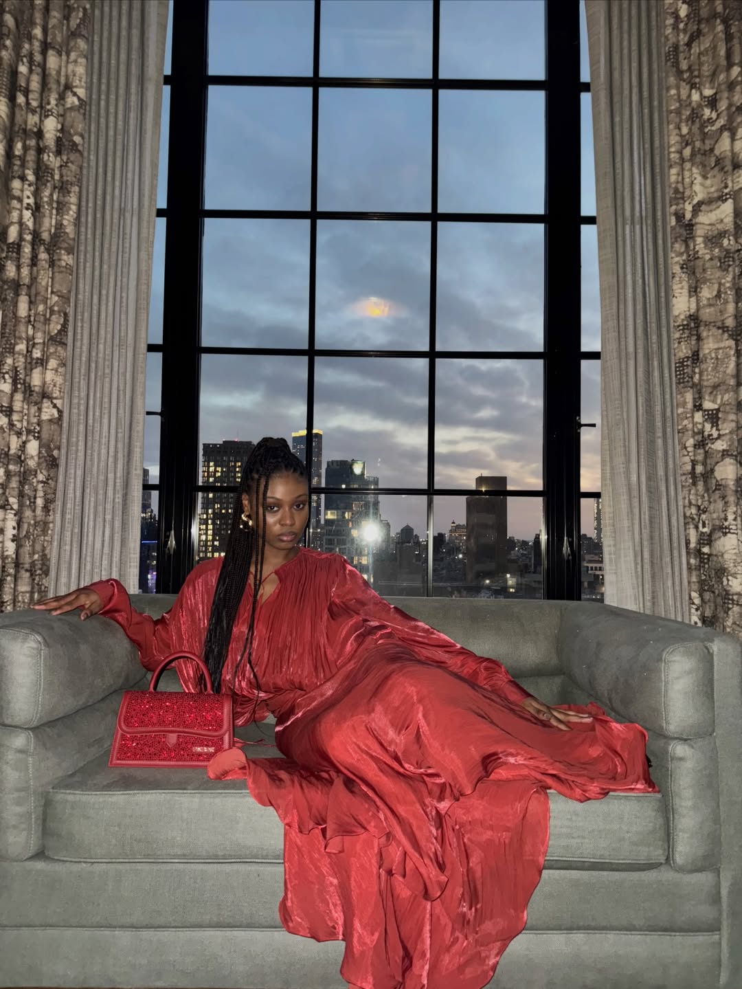 Borsa a mano PAIGE STRASS IN LOVE - GOLD