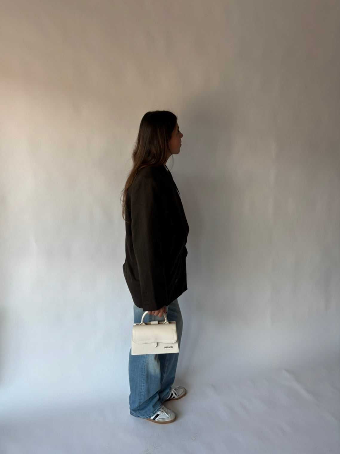 Borsa a mano PAIGE SAFFIANO - COTTON