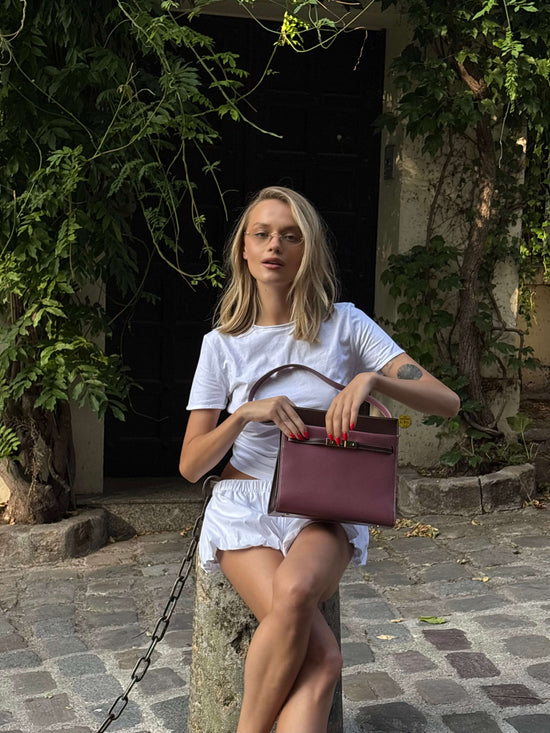 Borsa a spalla GRACE 5.0 - MAUVE