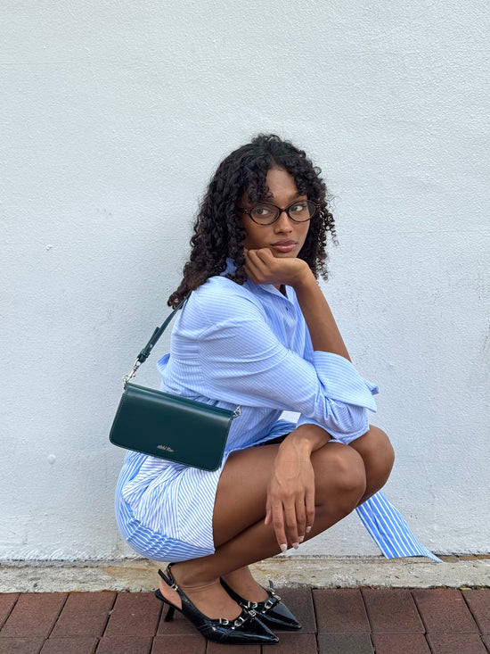 Borsa a spalla NICOLE - PEACOCK