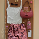 Borsa a spalla BEA - DARK MAUVE