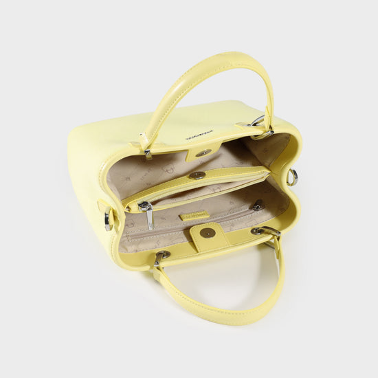 Bolso de mano MARGOT BIG CANVAS LE - AMARILLO LIMÓN