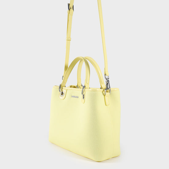 Bolso de mano MARGOT BIG CANVAS LE - AMARILLO LIMÓN